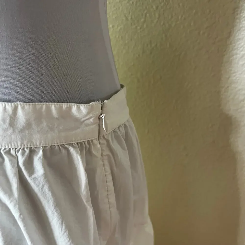 Ulla Johnson Sylvie Tiered Cotton Midi Skirt WOMENS 10 minimalist cottagecore